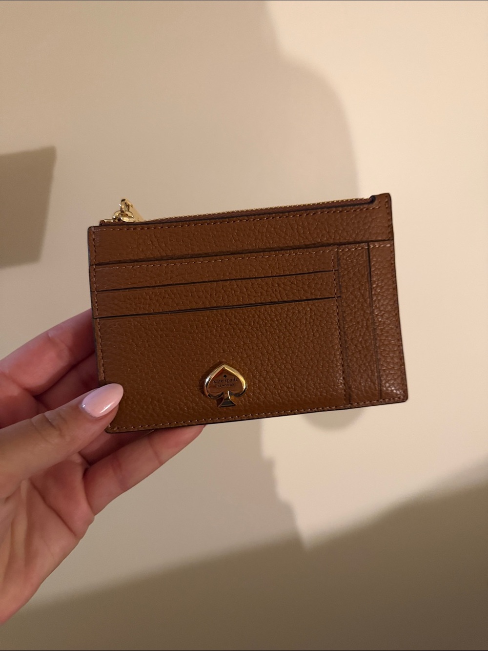 Kate spade zippered card wallet